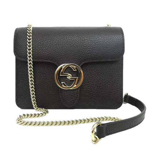 gucci black sling bag|gucci crossbody bag black.